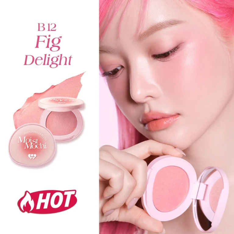 Barenbliss Moist Mochi Paste Powder Blush 4,5gr B12 Fig Delight