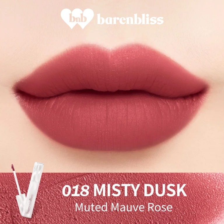 Barenbliss Aura Mood Transferproof Matte Lipcream 2.5Ml 018 Misty Dusk