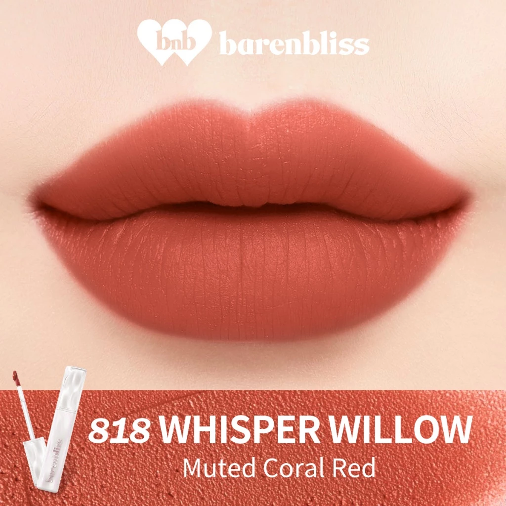 Barenbliss Aura Mood Transferproof Matte Lipcream 2.5Ml 818 Whisper Willow