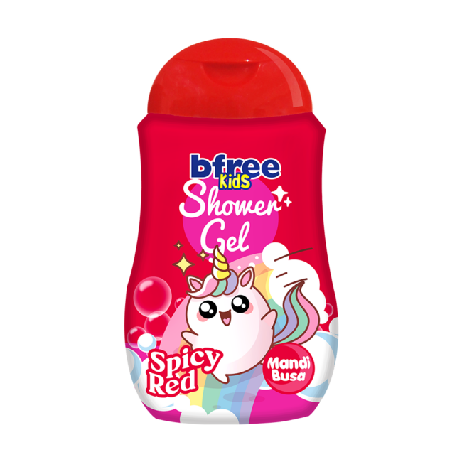 Bfree Kids Shower Gel Spicy Red 300ml