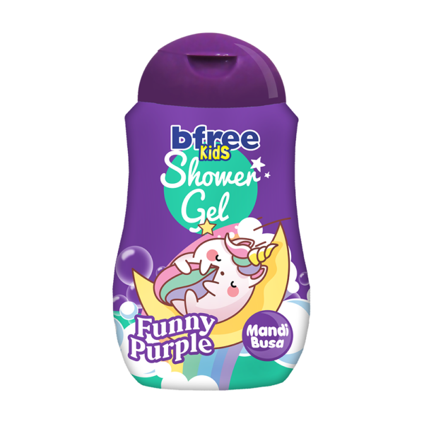 Bfree Kids Shower Gel Funny Purple 300ml