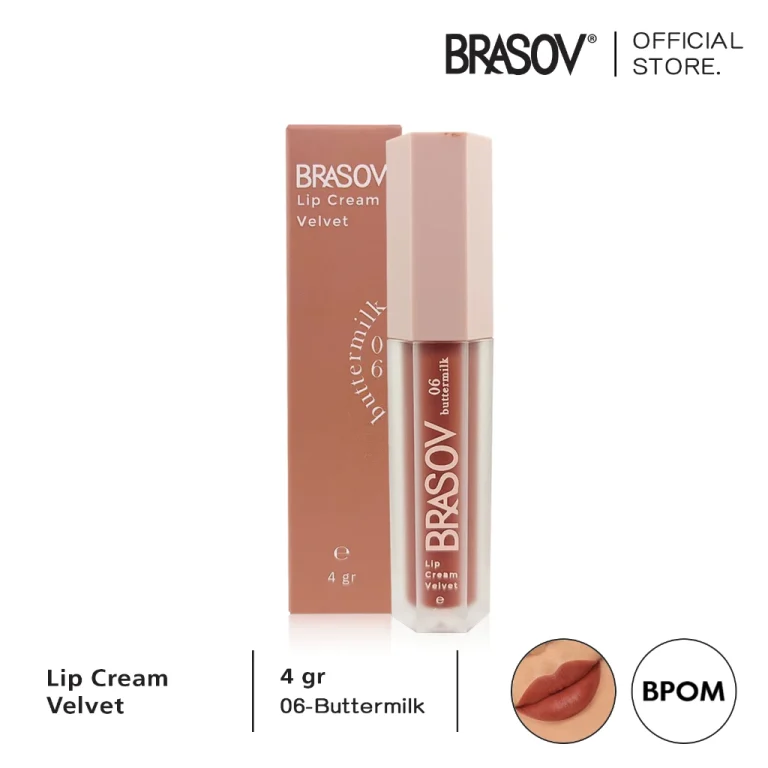 Brasov Lip Cream Velvet 06 Buttermilk