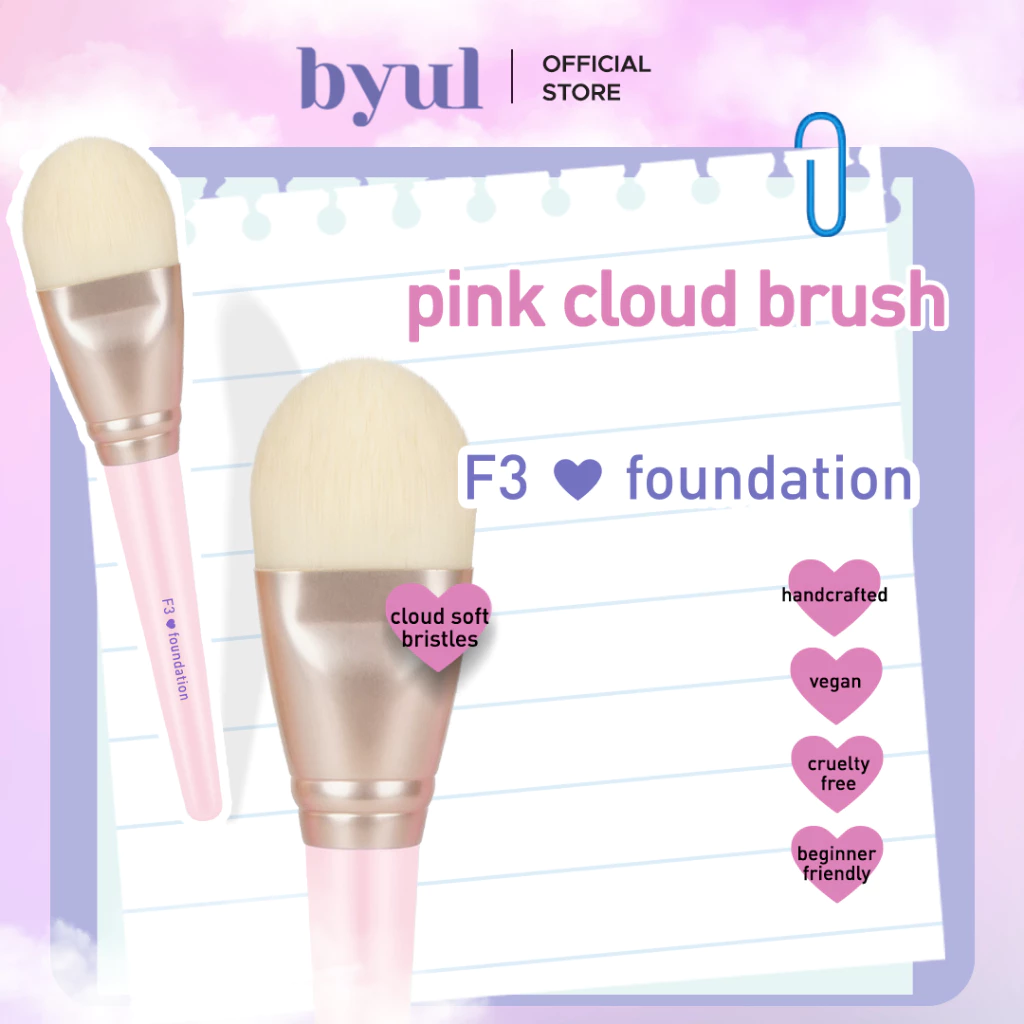 Byul F3 Foundation – Pink Cloud Brush