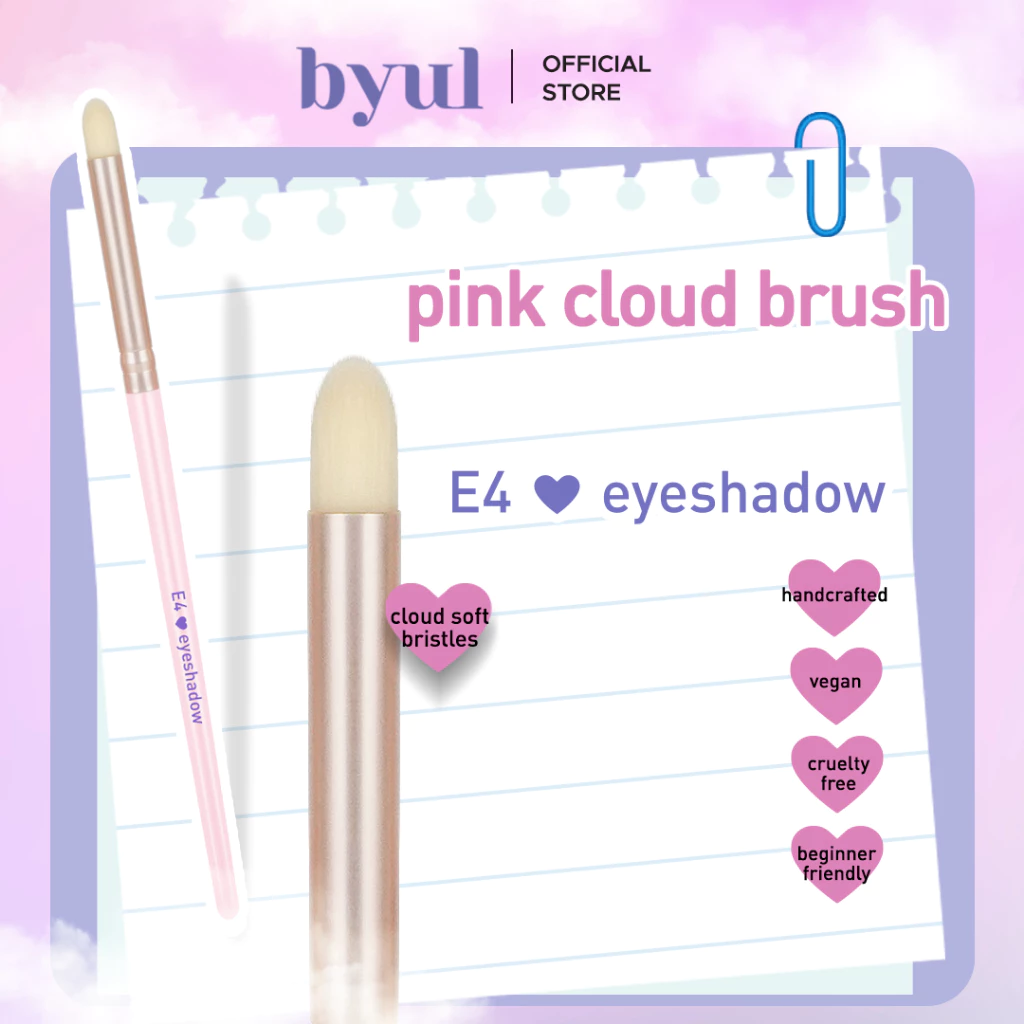 Byul E4 Eyeshadow – Pink Cloud Brush