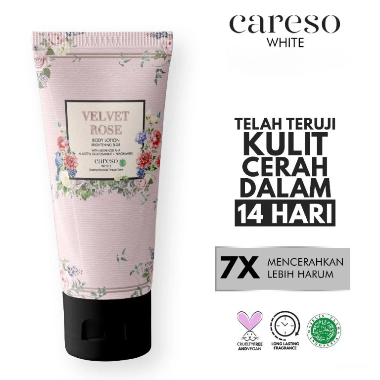 Careso Handbody Tube 50ml Velvet Rose