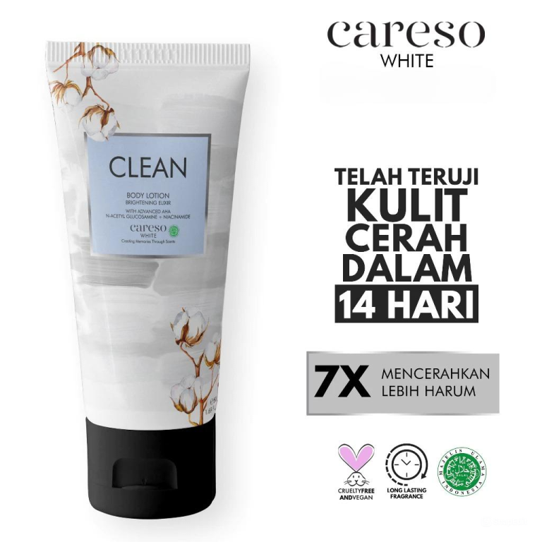 Careso Handbody Tube 50ml Clean