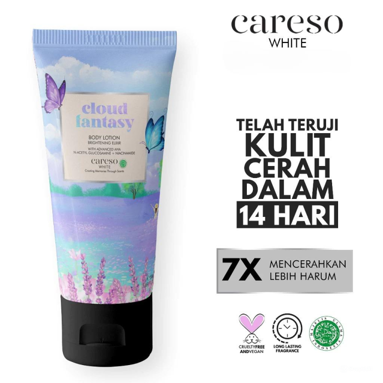 Careso Handbody Tube 50ml Cloud Fantasi