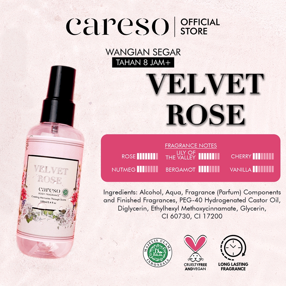 CARESO Velvet Rose – 100ml
