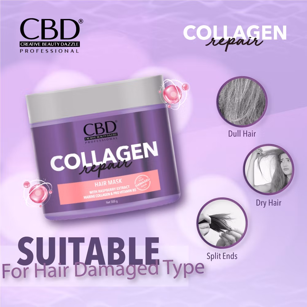Cbd Collagen Repair Hair Mask 500ml