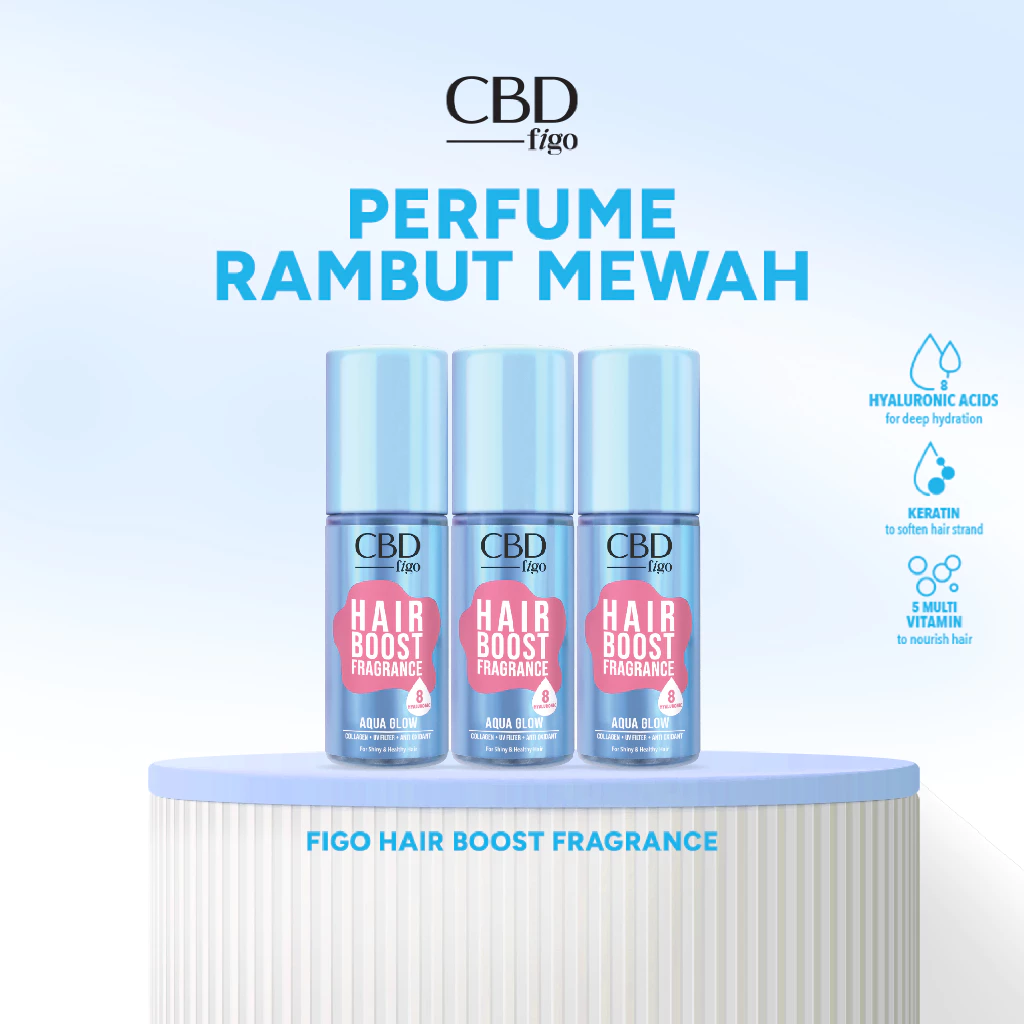 Cbd Hair Boost Fragrance Aqua Glow