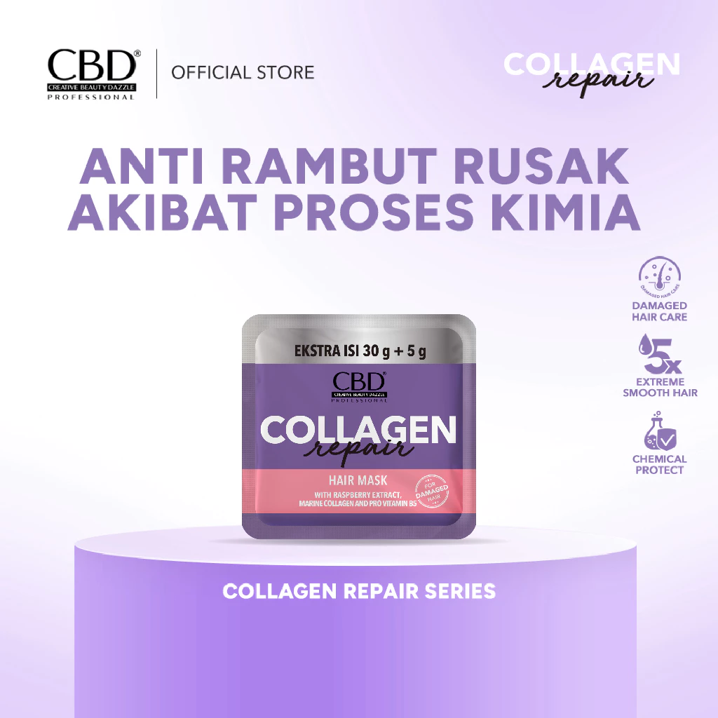 Cbd Collagen Reapir Hair Mask 30+5g