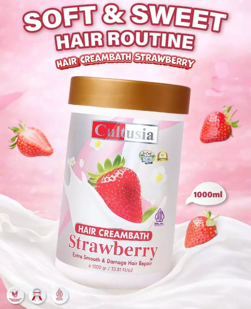Cultusia Hair Creambath Strawberry
