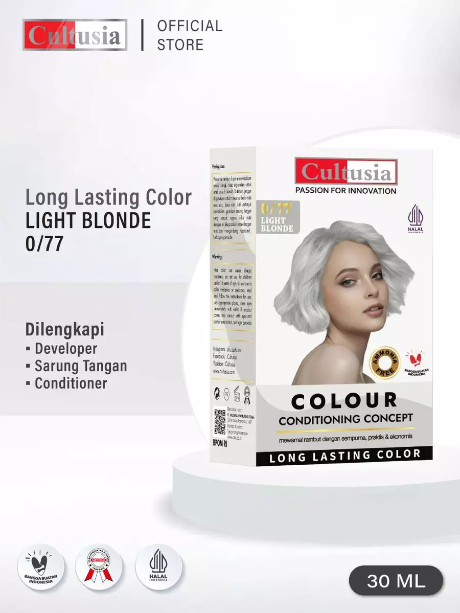 Cultusia Colour Conditioning Concept Light Blonde