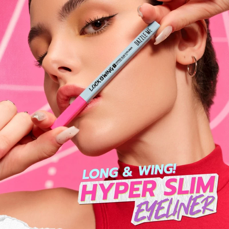 Dazzle Me Lock&Wing Hyper Slim Eyeliner Black 0,55Ml