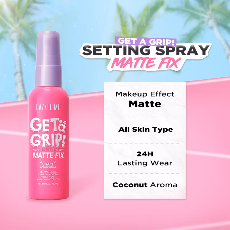Dazzle Me Get A Grip Make Up Setting Spray Matte Fix 60Ml