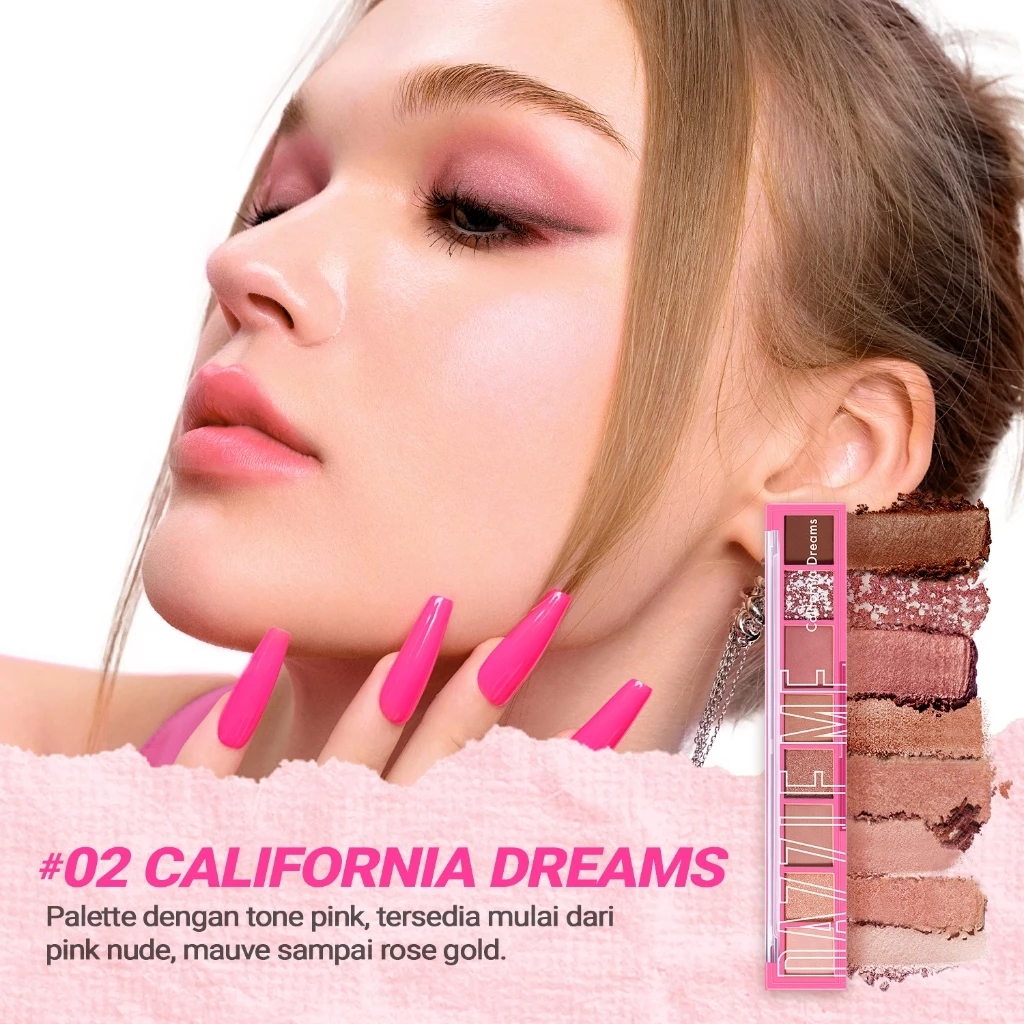 Dazzle Me The World Traveler Eyeshadow Palette 02 California Dreams