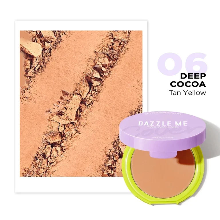 Dazzle Me Better Then Filter Double Kill Two Way Cake Powder W06 Deep Cocoa 9Gr