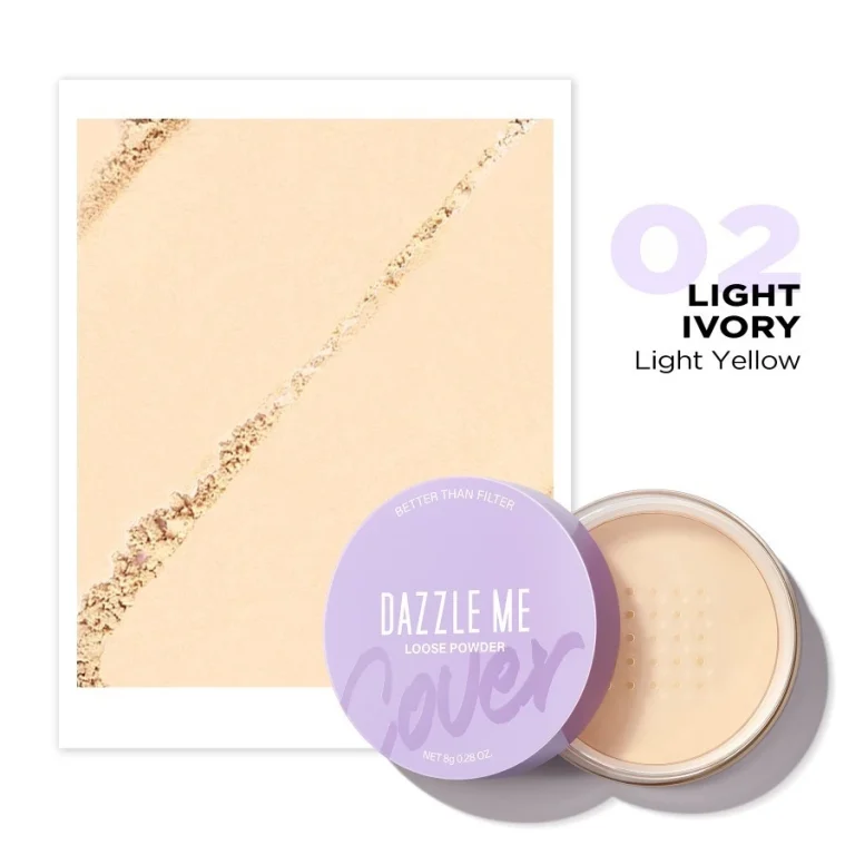 Dazzle Me Fixed Loose Powder 8G C02 Light Ivory
