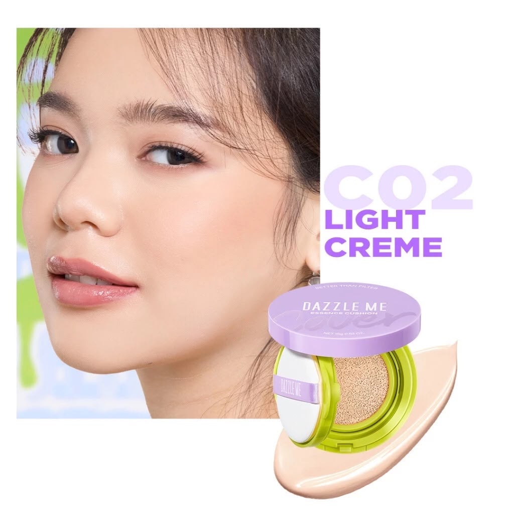 Dazzle Me Maxnificent Essence Cushion 15G C02 Light Creme