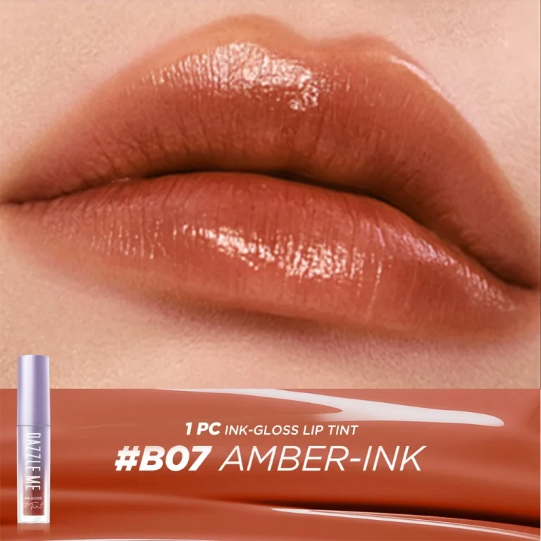 Dazzle Me Ink-Gloss Lip Tint B07 Amber Ink