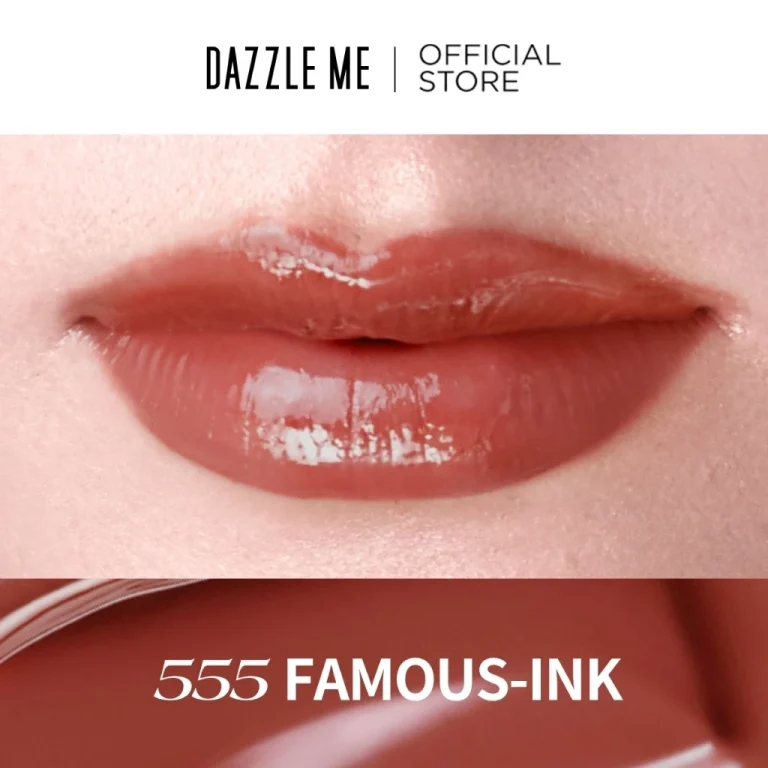 Dazzle Me Ink-Vinyl Lip Lacquer 555 Famous-Ink