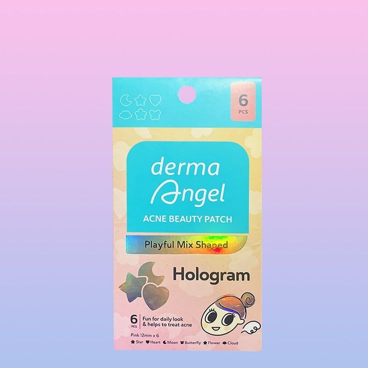 Derma Angel Acne Beauty Patch Hologram Playful Mix Shaped Isi 6