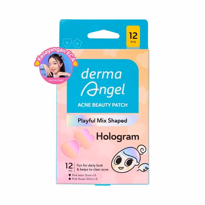 Derma Angel Acne Beauty Hologram Heart & Flowers