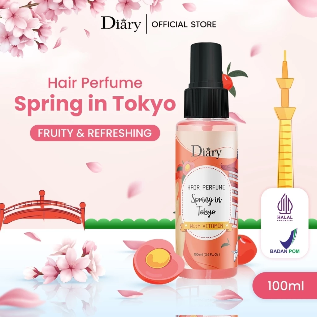 Diary Hair Perfume Spring In Tokyo 100ml
