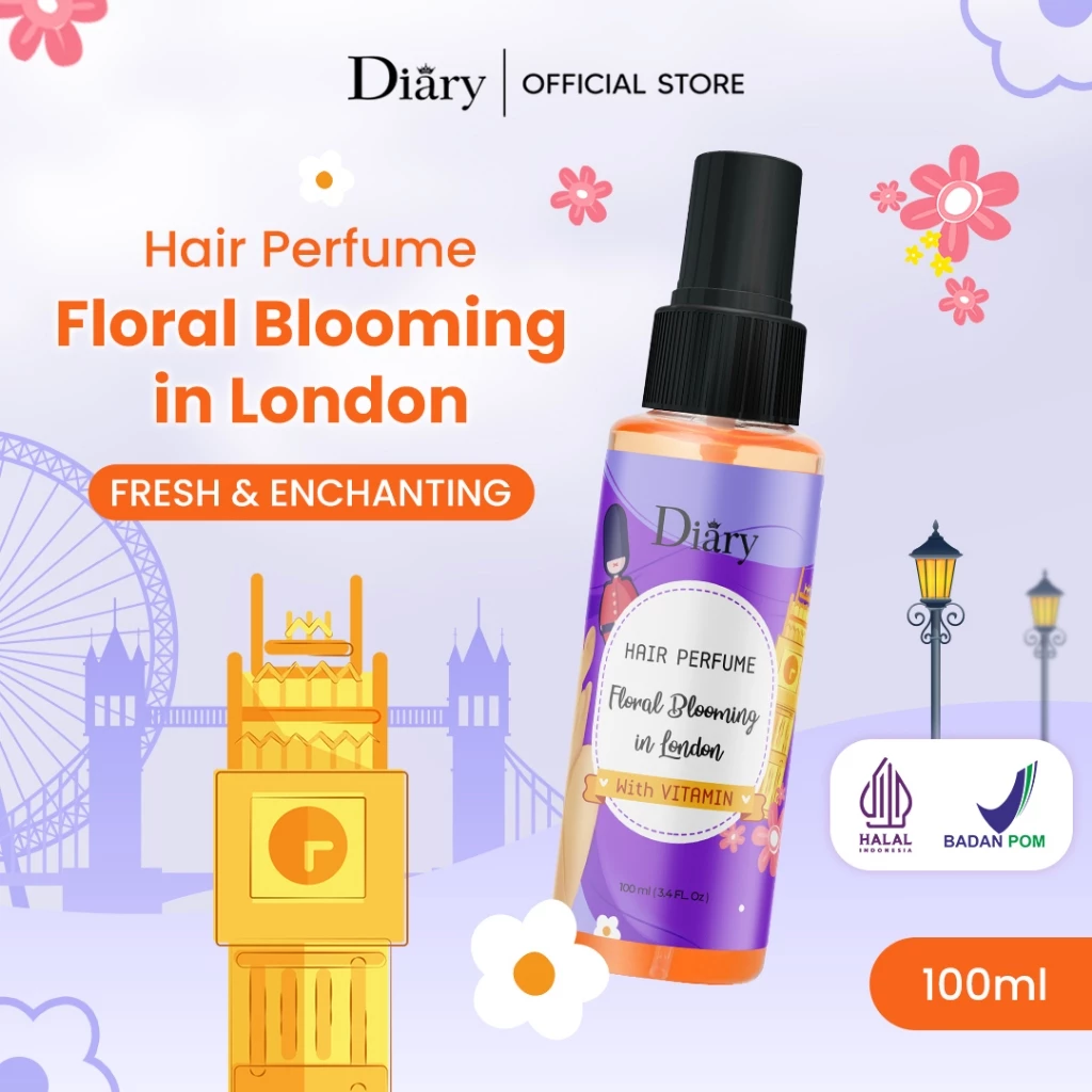 Diary Hair Parfume Floral Blooming In London 100ml