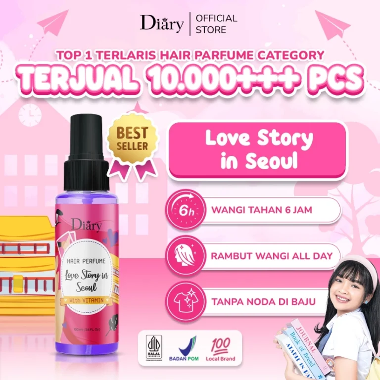 Diary Hair Perfume Love Story In Seoul 100ml