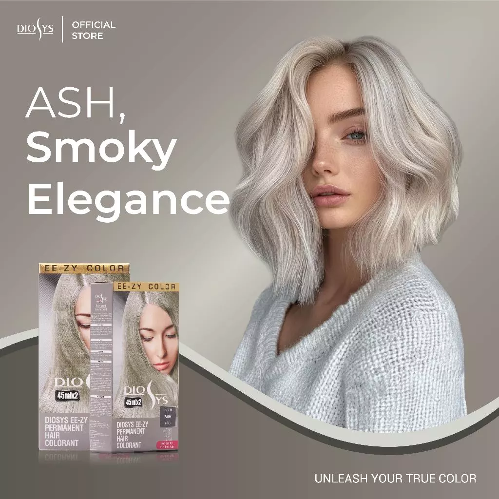 Diosys Ee-Zy Permanent Hair Colorant Hk-Ez 08 Ash Bl
