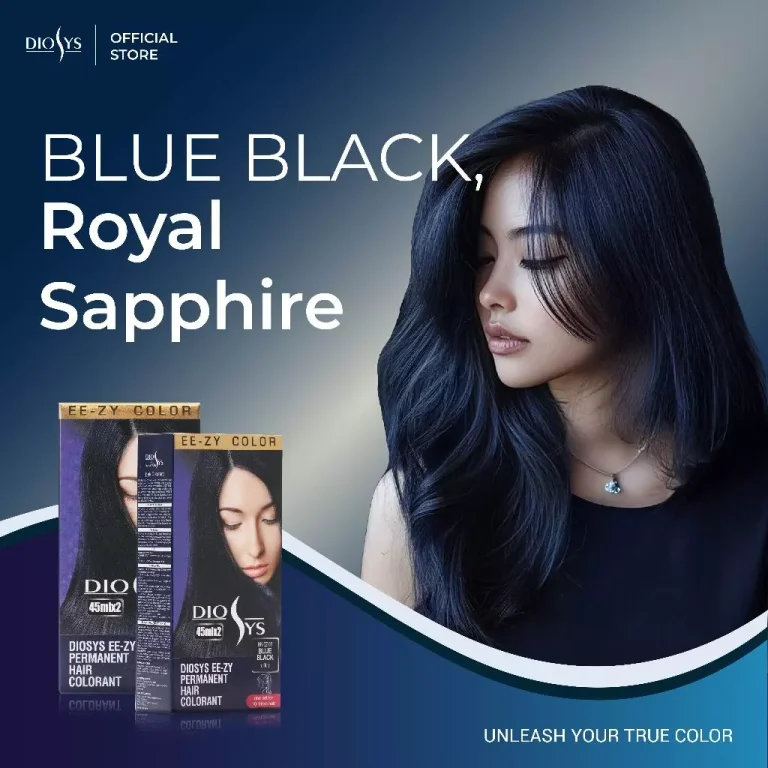 Diosys Ee-Zy Permanent Hair Colorant Hk-Ez 02 Blue Black Bl