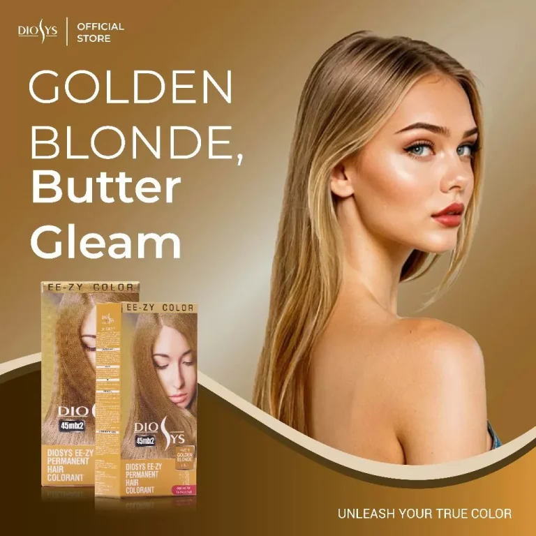 Diosys Ee-Zy Permanent Hair Colorant Hk-Ez 10 Golden Blonde Bl