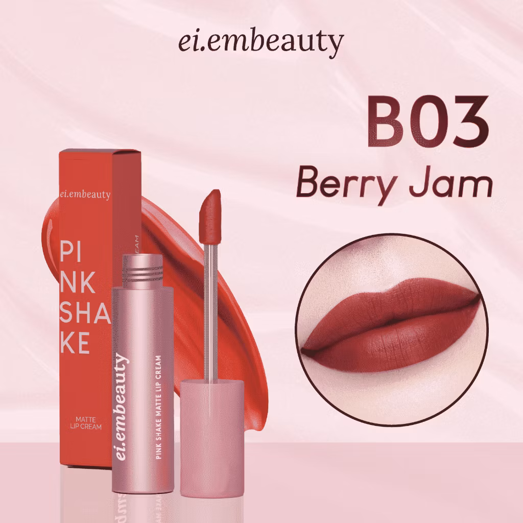 Eiem Beauty Pink Shake Matte Lip Cream B03