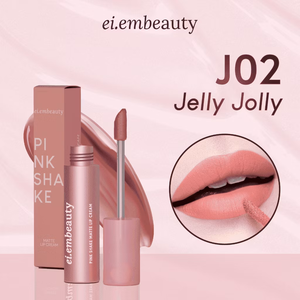 Eiem Beauty Pink Shake Matte Lip Cream J02