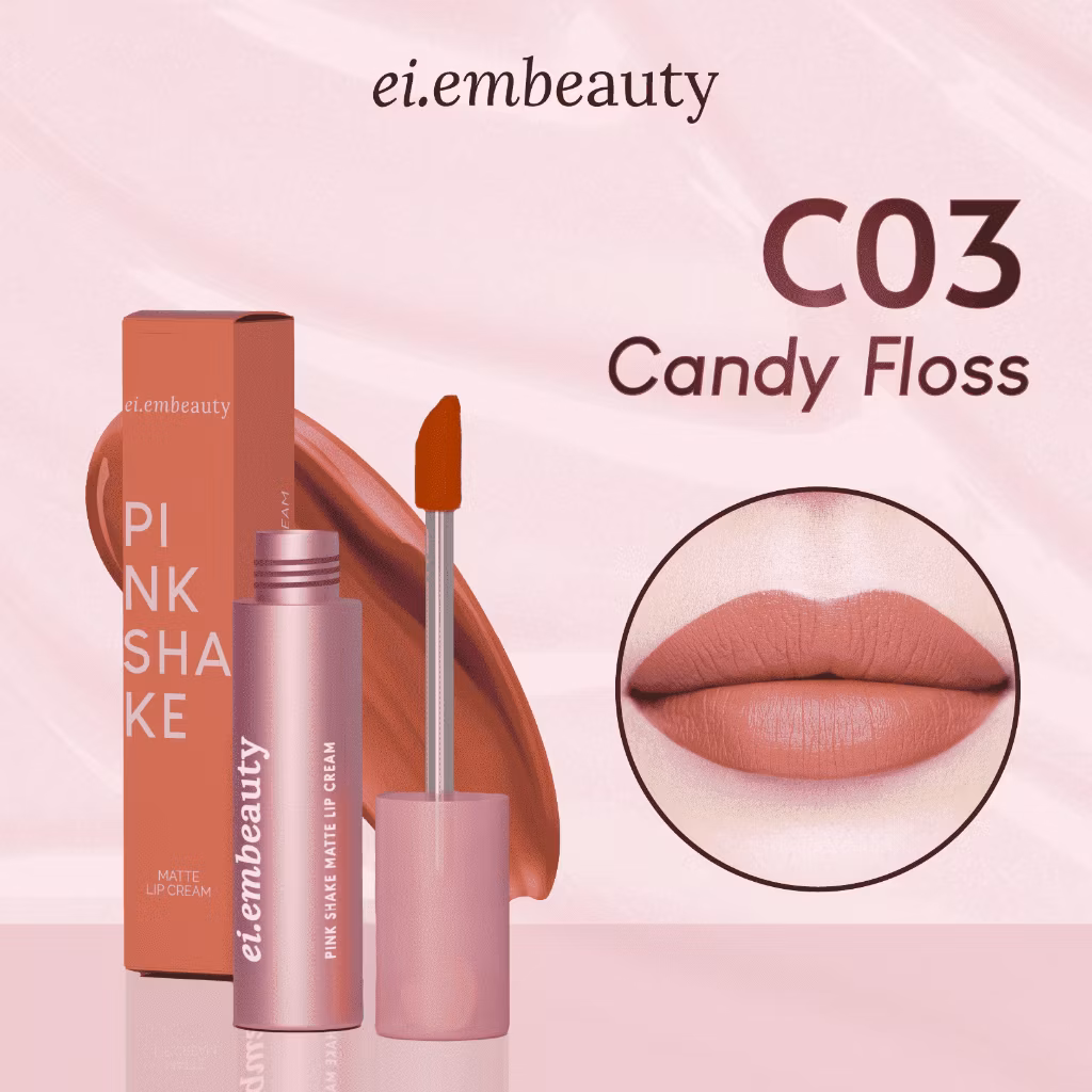 Eiem Beauty Pink Shake Matte Lip Cream C03