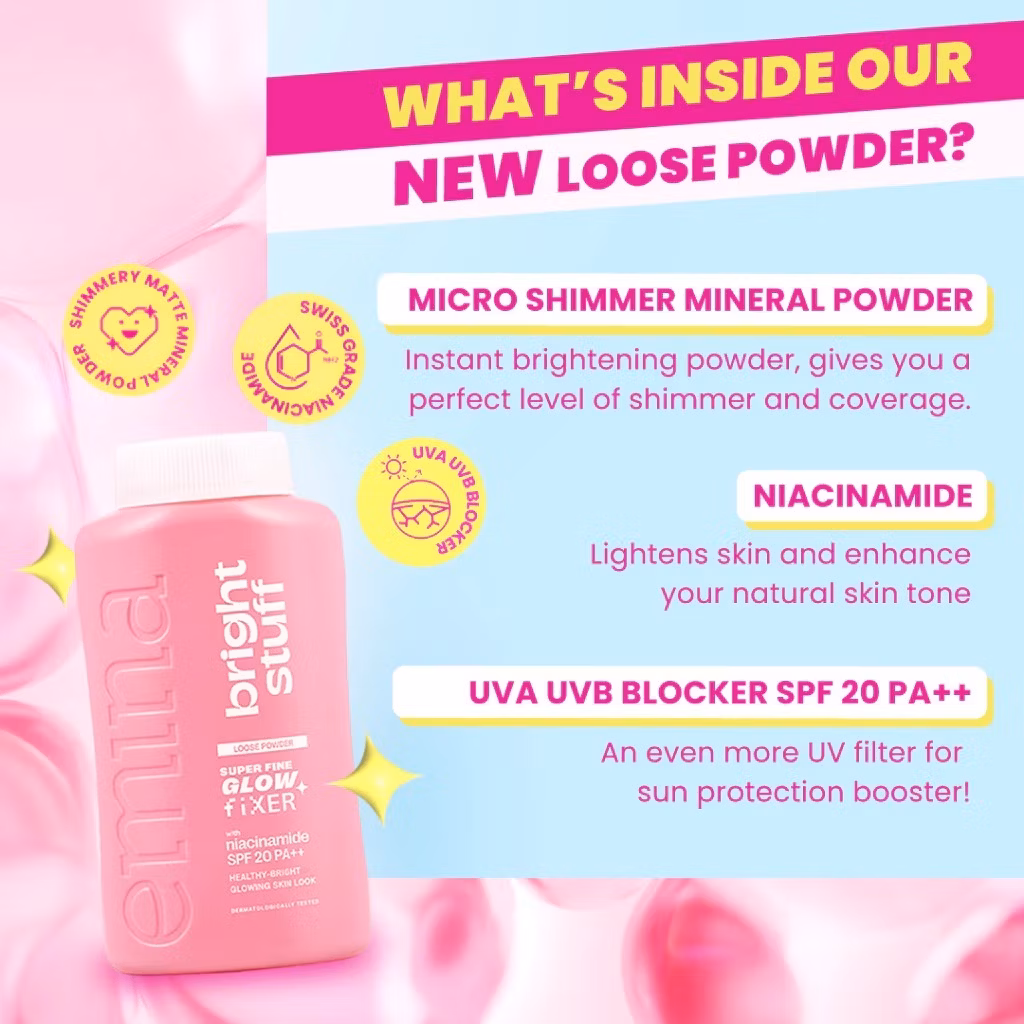 Emina Bright Stuff Loose Powder 55 G
