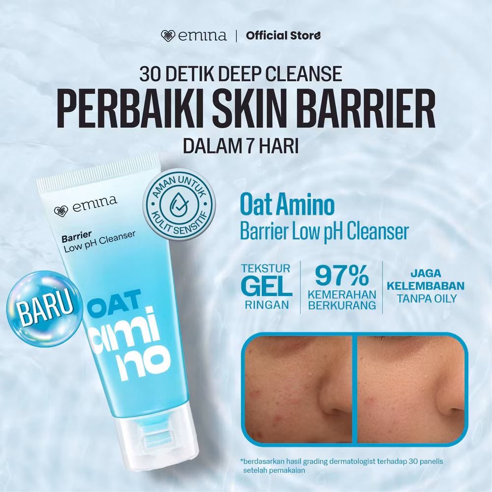 Emina Barrier Low Ph Cleanser Oat Amino 70Ml
