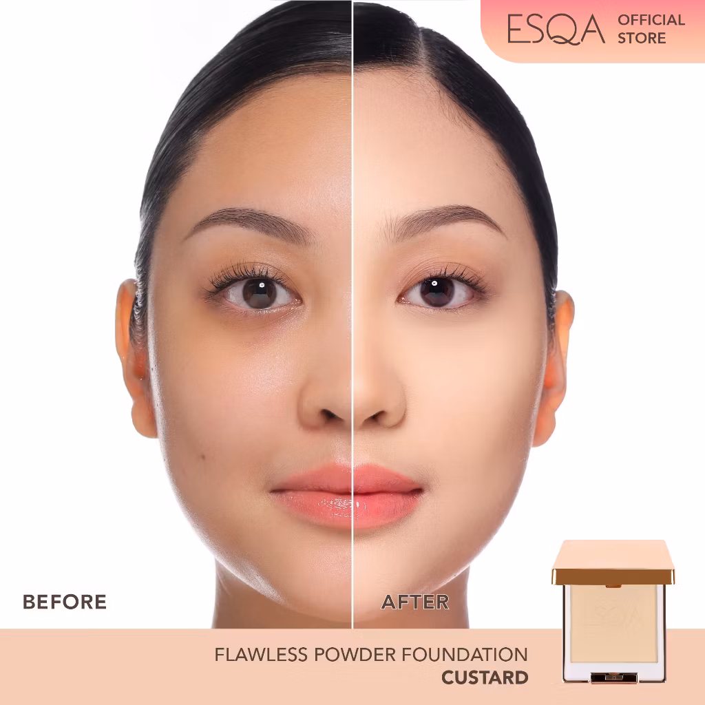 ESQA Flawless Powder Foundation Custard