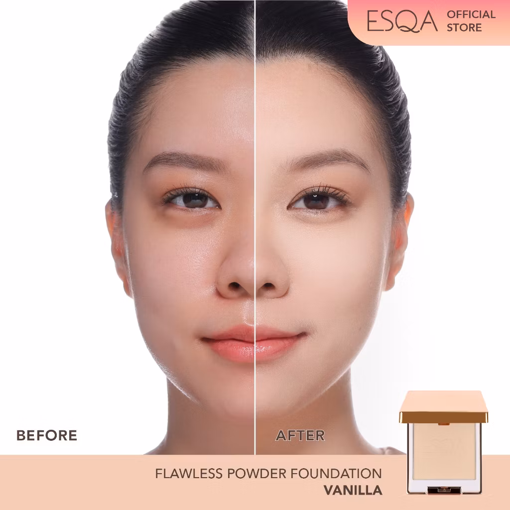 ESQA Flawless Powder Foundation Vanilla