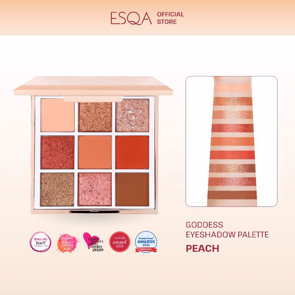 ESQA Goddess Eyeshadow Pallate Peach