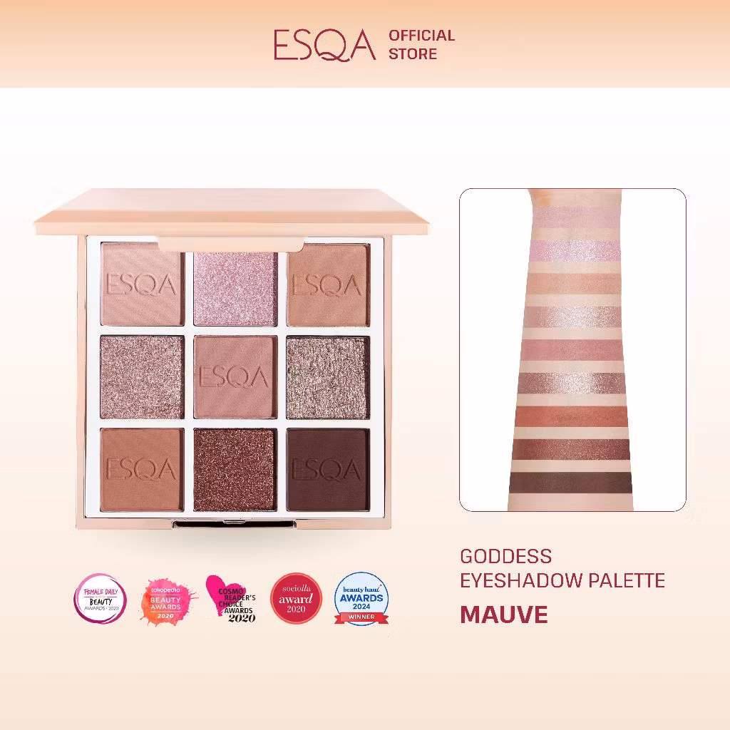 Esqa Goddess Eyeshadow Pallete Mauve