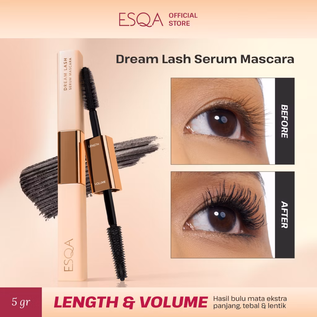 Esqa Dream Lash Serum Mascara – Lift & Length