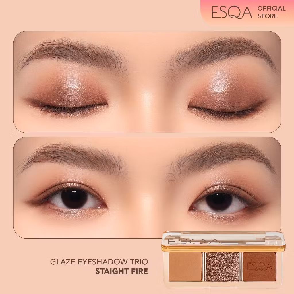 Esqa Glaze Eyeshadow Trio – Straight Fire
