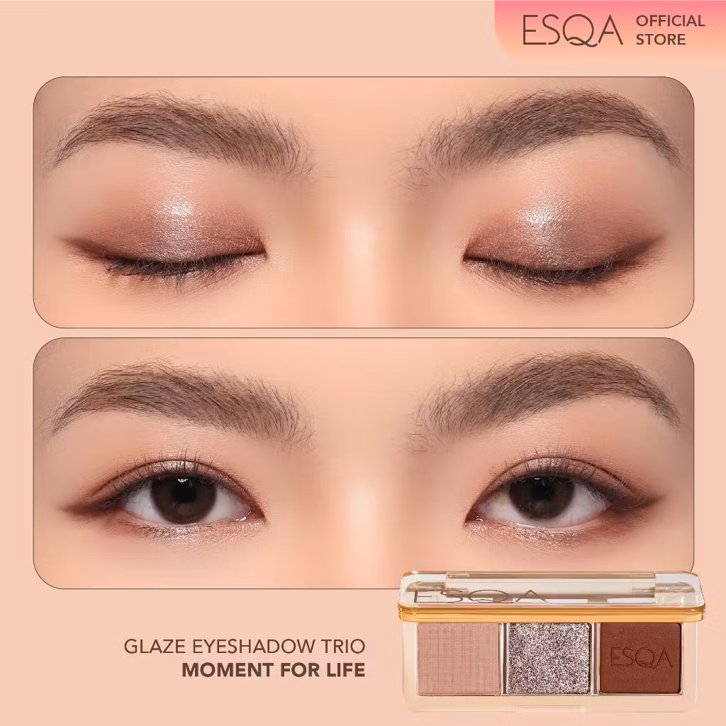 Esqa Glaze Eyeshadow Trio – Moment For Life