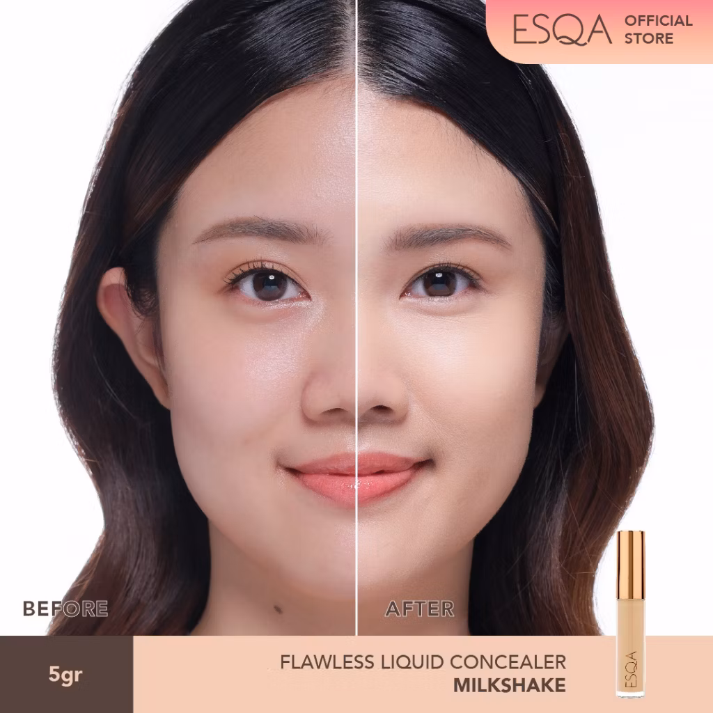 Esqa New Flawless Liquid Concealer Milkshake 5G