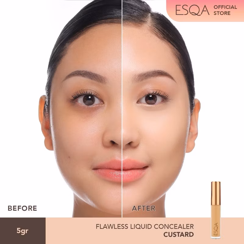 鈦燛sqa Flawless Liquid Concealer Custard 5gr