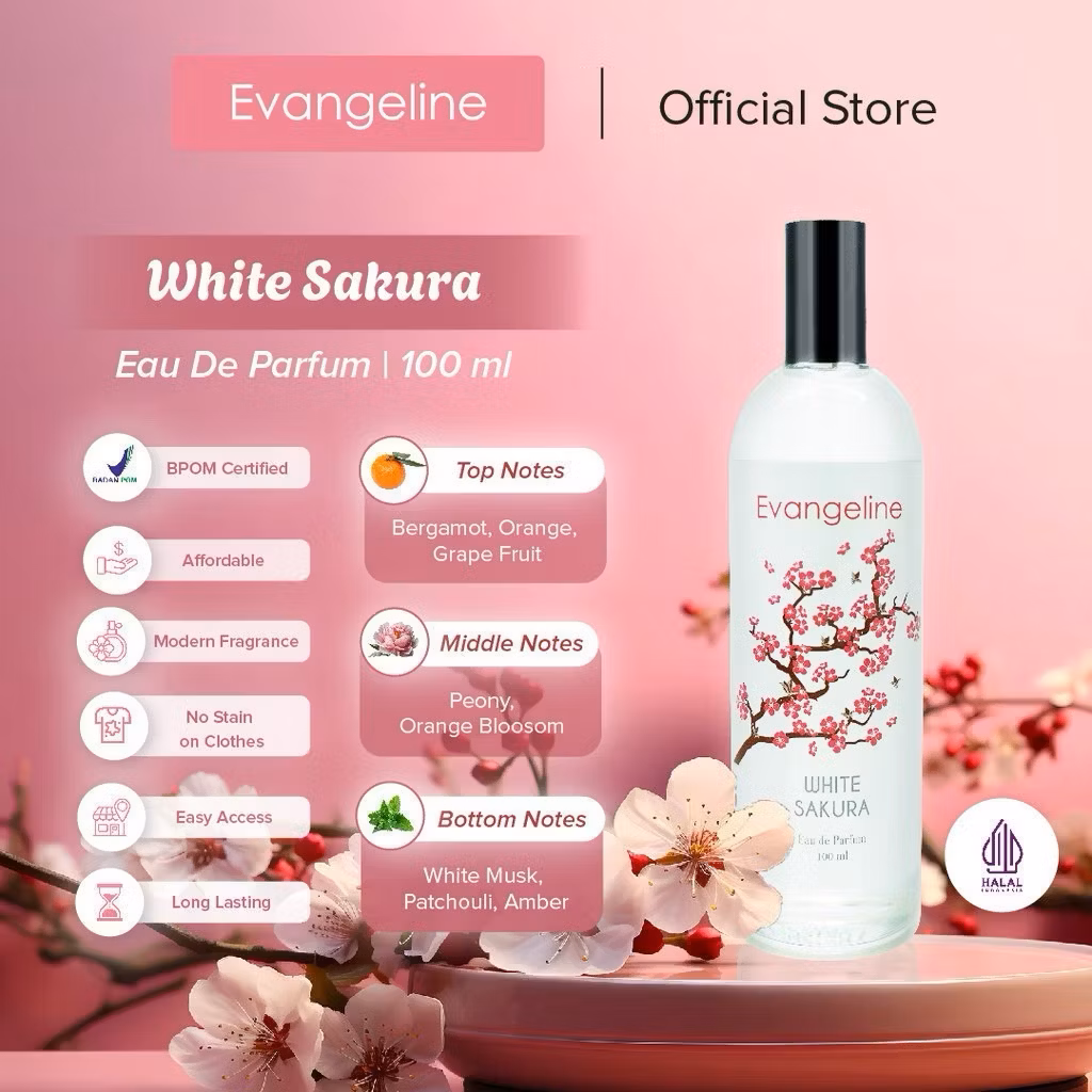 Evangelin White Sakura 100ml
