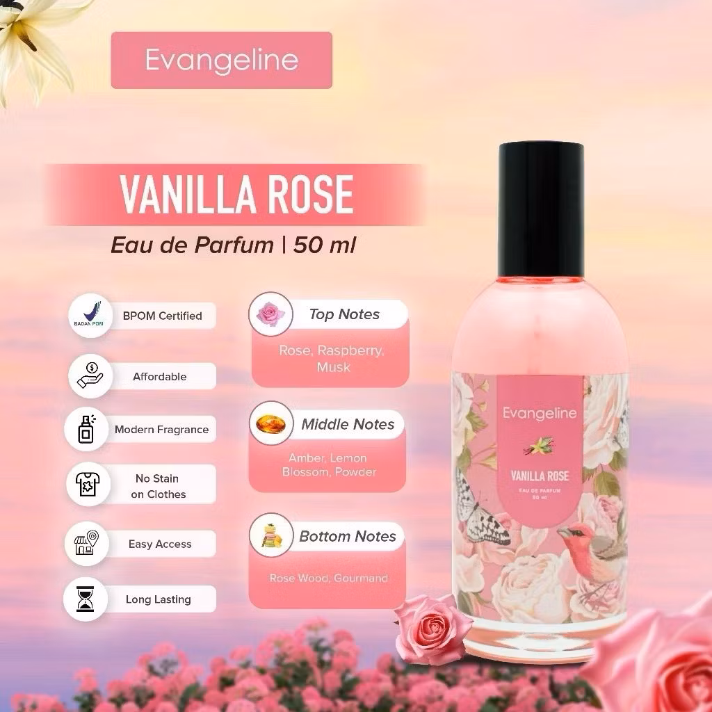 Evangeline EDP Vanilla Rose 50ml