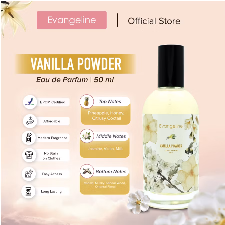Evangeline EDP Vanilla Powder 50ml